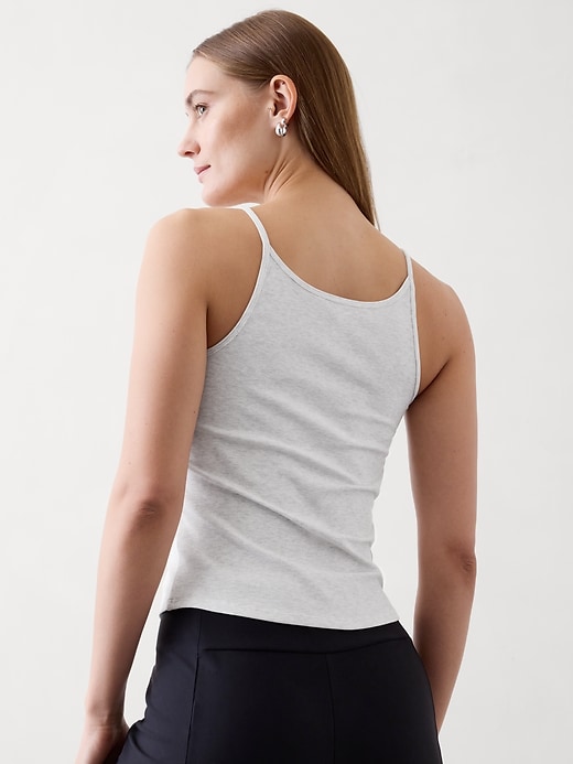 Image number 3 showing, Signature Rib Thin Strap Tank