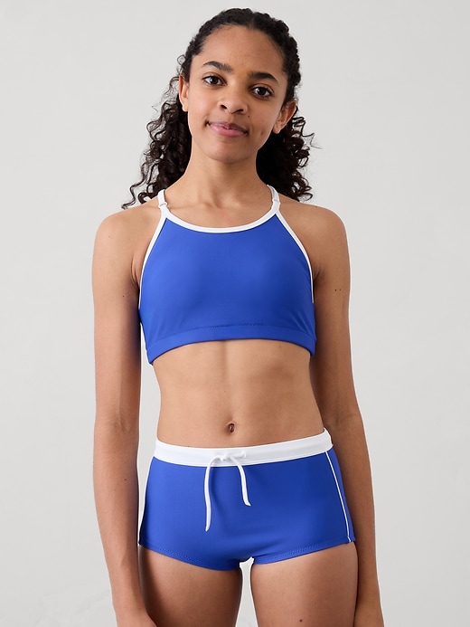 Image number 1 showing, Athleta Girl High Rise Swim Shortie