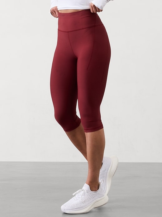 L'image numéro 8 présente Legging à taille très haute longueur 3/4 Pacesetter