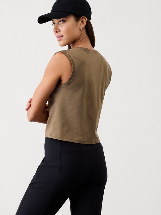 Image number 2 showing, True Cotton Crop Tank