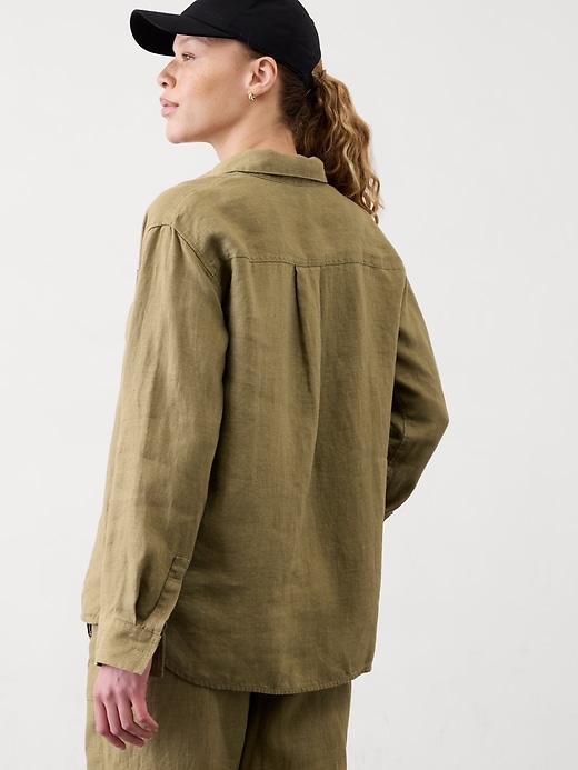 Image number 2 showing, Retreat Linen Top