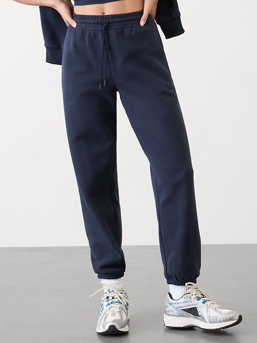 Image number 8 showing, Easy Fleece Mid Rise Jogger