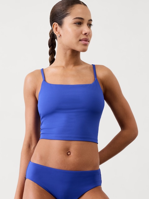 Scoop Crop Tankini A-C - Varsity
