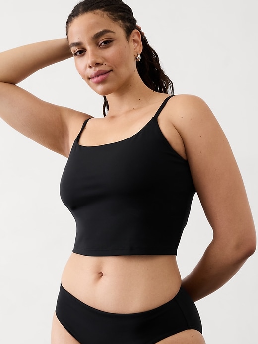 Image number 3 showing, Scoop Crop Tankini A-C