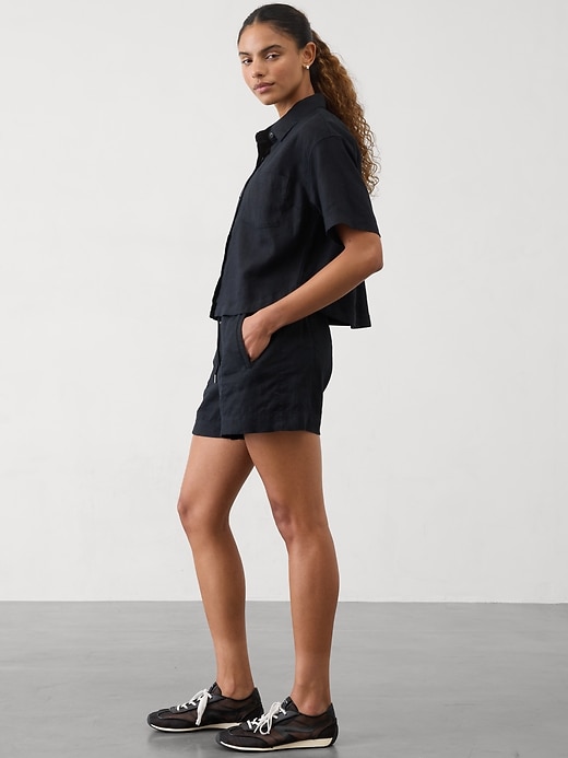 Image number 5 showing, Retreat Linen Short Sleeve Shirt