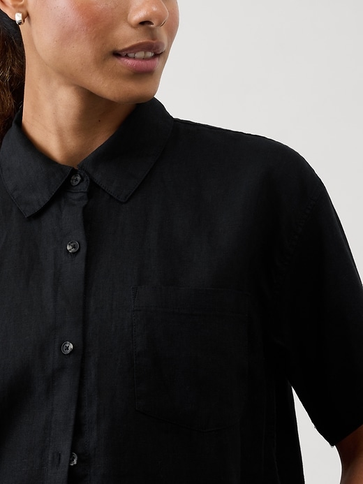 Image number 6 showing, Retreat Linen Short Sleeve Shirt