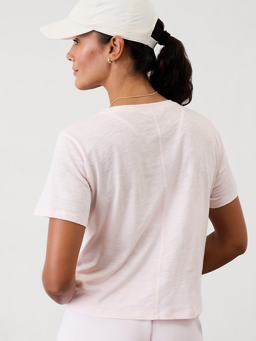 Image number 2 showing, Essential Slub V-Neck Tee