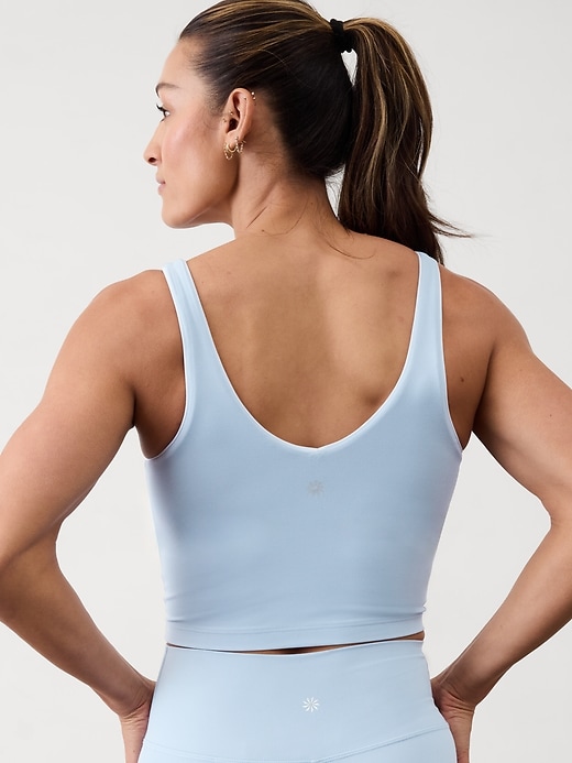 Image number 2 showing, Transcend Tipped V Crop Sports Bra A-C