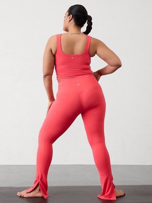 Image number 5 showing, Elation Ultra High Rise Split Slim Flare Pant