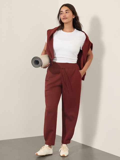 Allure High Rise Jogger - Brown