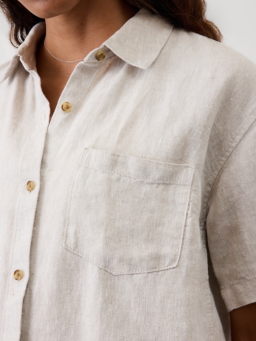 Image number 5 showing, Retreat Linen Short Sleeve Shirt