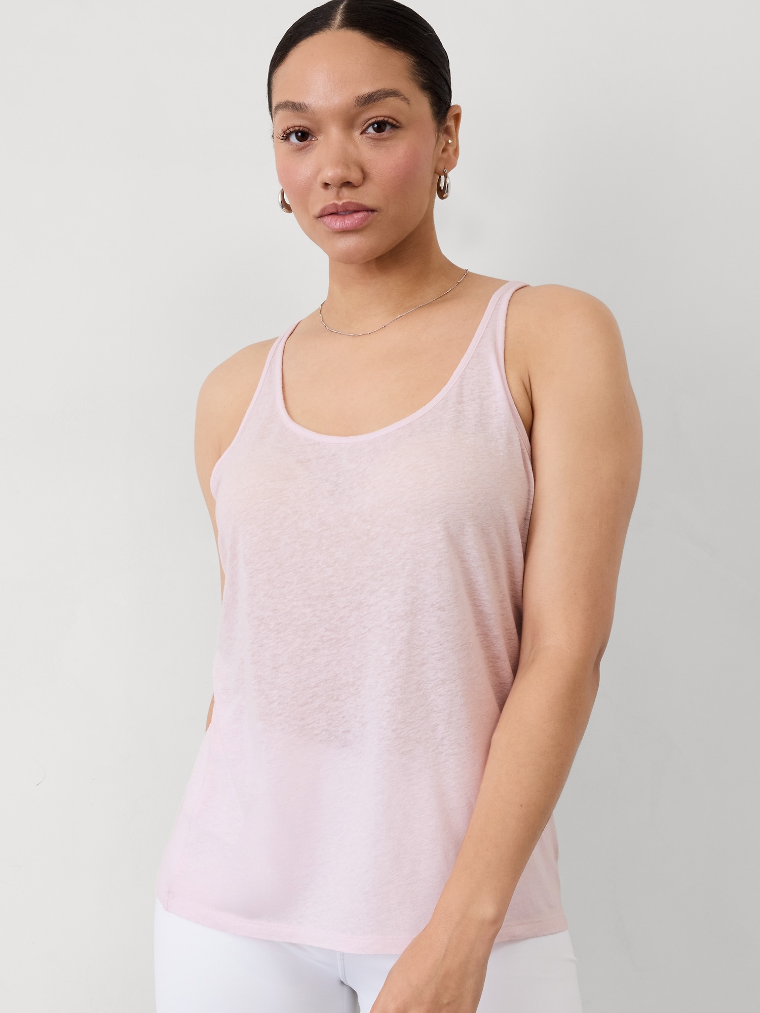 Getaway Linen Blend Tank