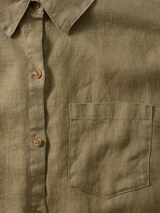 Image number 3 showing, Retreat Linen Top