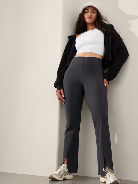 Move Easy Split Hem Pant - Gray