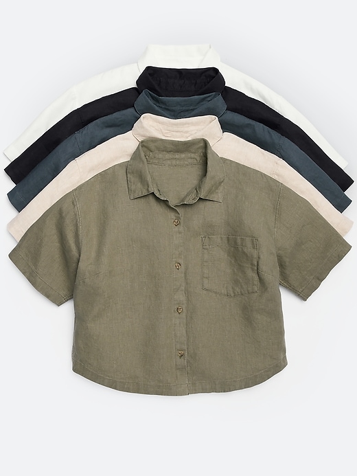 Image number 3 showing, Retreat Linen Short Sleeve Shirt