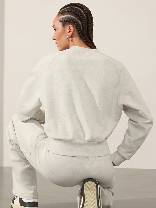 Image number 3 showing, Power of She Embroidered Crew Sweatshirt