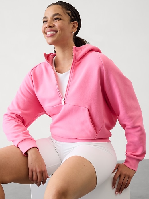 Image number 3 showing, Forever Fleece 1/2 Zip Hoodie