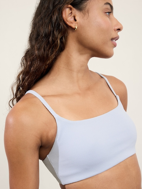 Scoop Pique Bikini Top A-C