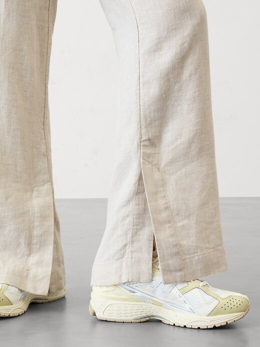 Image number 6 showing, Retreat Linen High Rise Wide Leg Pant