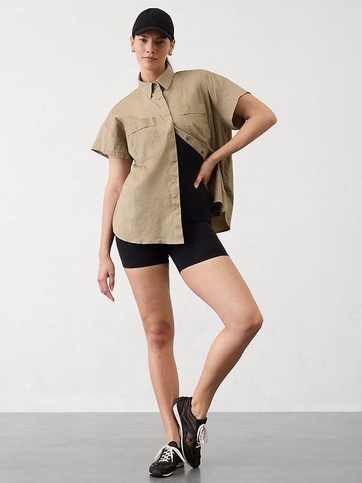 Image number 3 showing, Paradise Oversized Short Sleeve Top