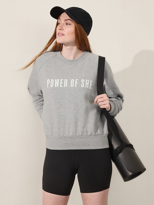 Image number 4 showing, Power of She Crew Sweatshirt