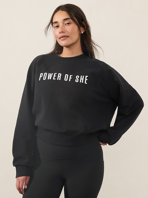 Image number 3 showing, Power of She Crew Sweatshirt