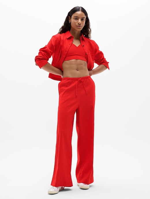 Image number 7 showing, Paradise Mid Rise Wide Leg Pant