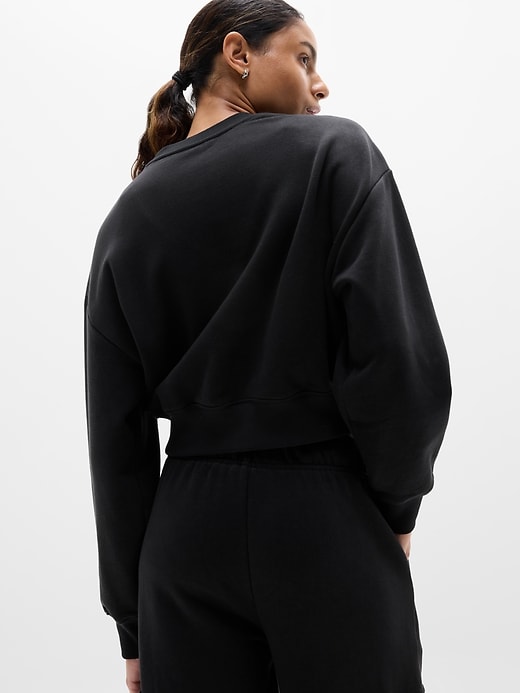Image number 2 showing, Heavyweight Terry Crop Crew Sweatshirt