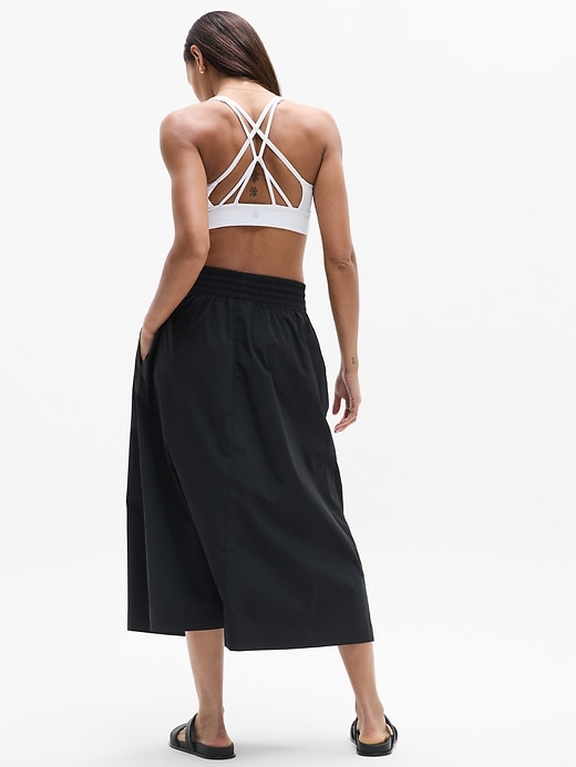 Image number 8 showing, Midday Mid Rise Midi Poplin Skirt