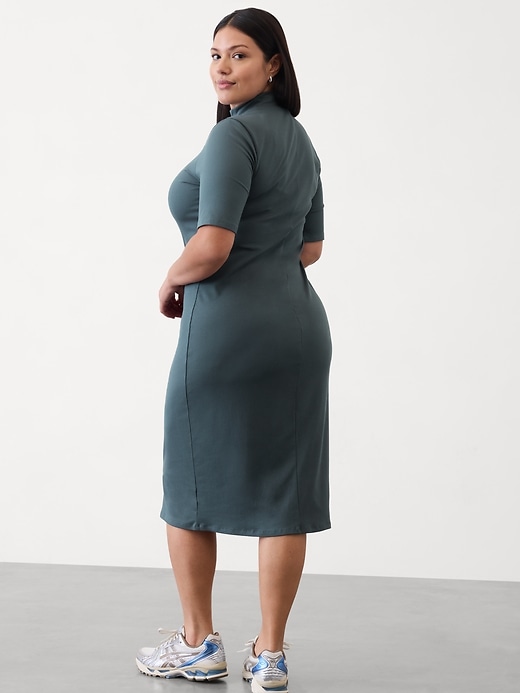 Image number 6 showing, Signature Rib Mock Neck Dress