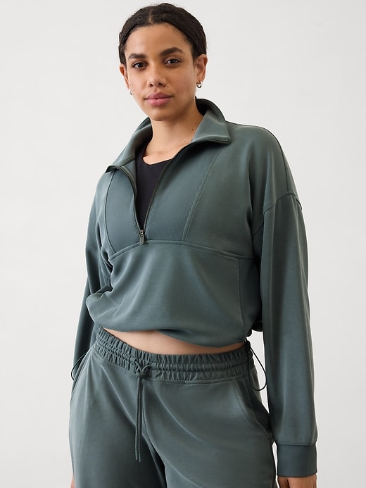 Image number 6 showing, Seasoft Rib 1/4 Zip Popover