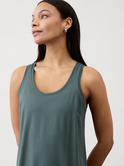 Image number 5 showing, Essential Midi Scoop Dress