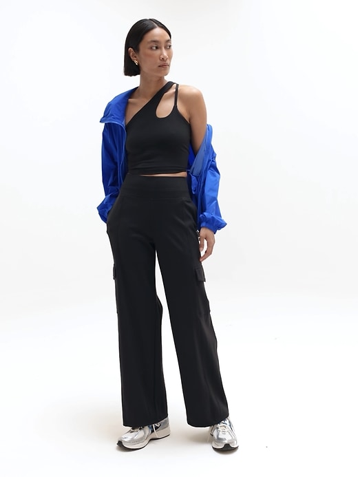 Image number 4 showing, Venice High Rise Wide Leg Cargo Pant