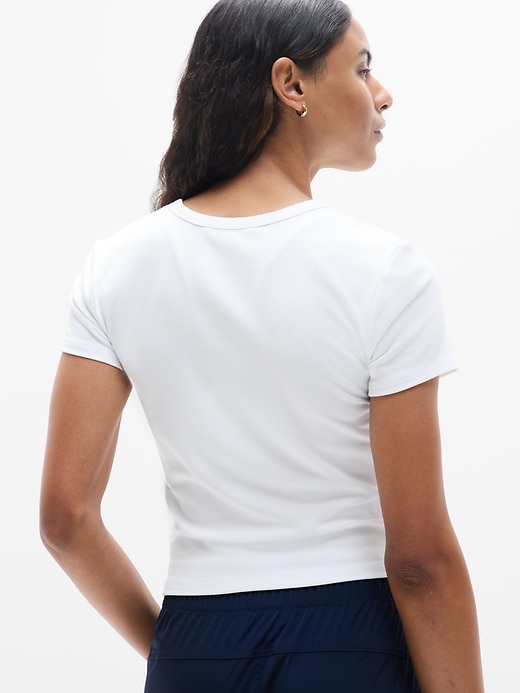 Image number 2 showing, Signature Rib Crop Tee