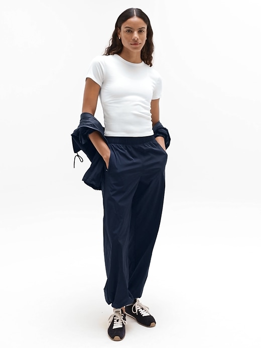Image number 4 showing, Signature Rib Crop Tee