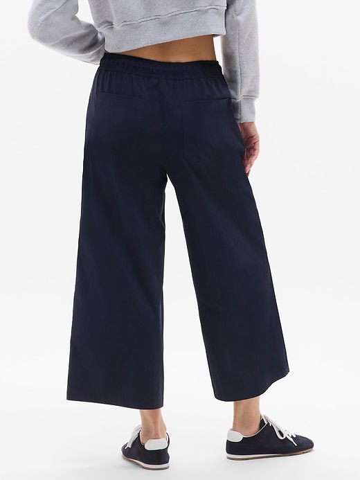 Image number 3 showing, Midday Mid Rise Crop Poplin Pant