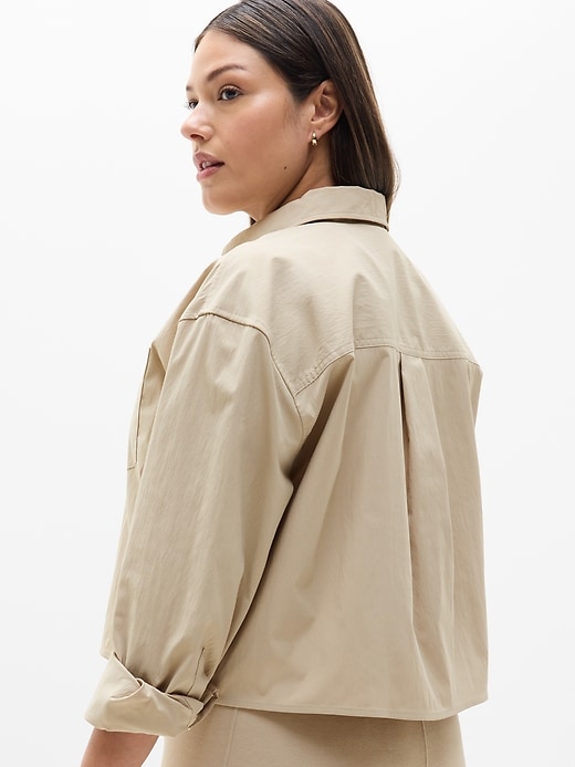 Image number 5 showing, Midday Cropped Poplin Shirt