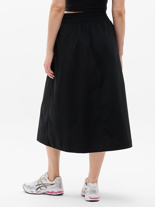 Image number 3 showing, Midday Mid Rise Midi Poplin Skirt