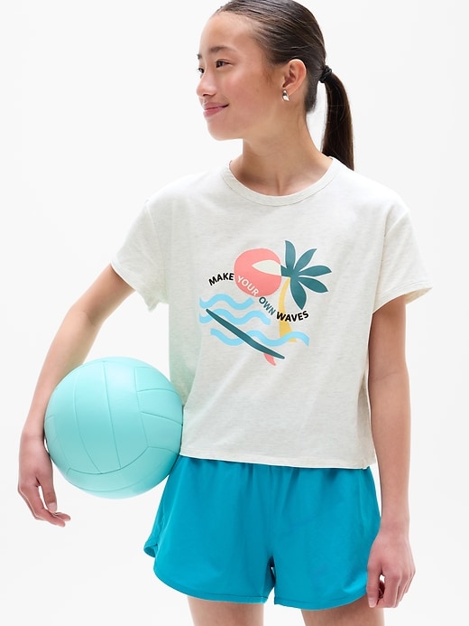 Image number 1 showing, Athleta Girl Right Moves Relaxed Tee