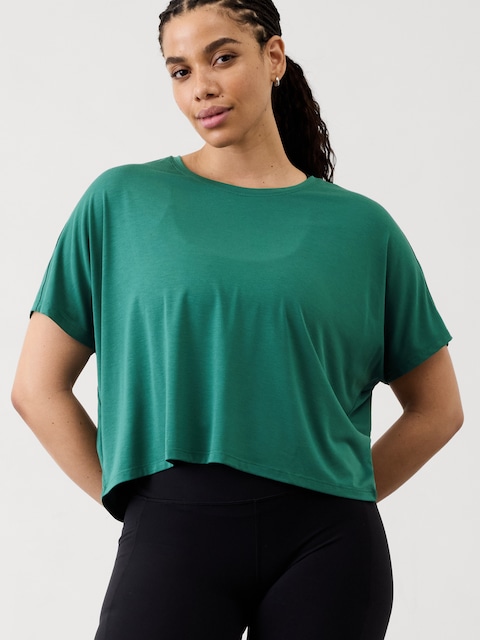 With Ease Crop Tee - Trillium