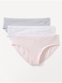 Image number 1 showing, Athleta Girl Right Moves Cotton Bikini Underwear 3-Pack
