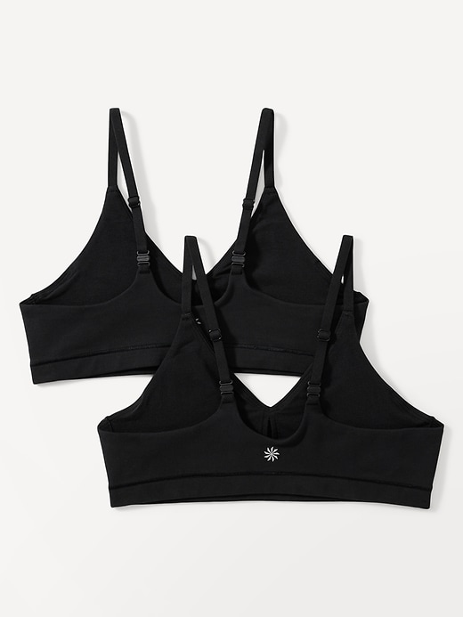 Image number 2 showing, Athleta Girl Right Moves Adjustable Bra 2-Pack