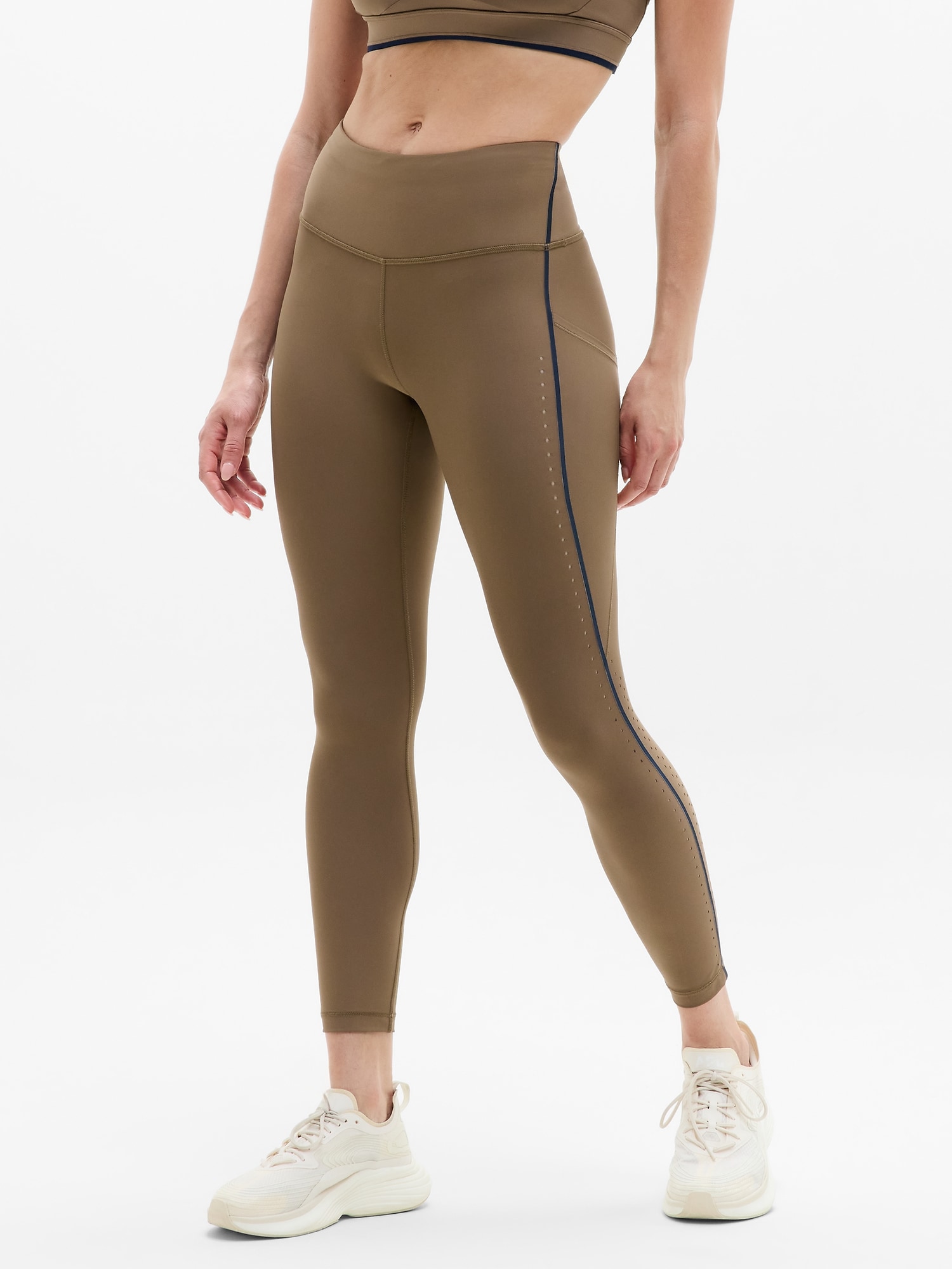 Interval Stash Ultra High Rise Tipped Lasercut 7/8 Legging