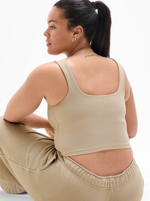 Image number 5 showing, Transcend Square Neck Crop Sports Bra D-DD