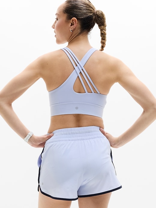 Image number 8 showing, Weekender High Rise 3" Stripe Run Short