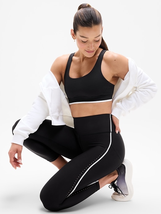 Image number 2 showing, Interval Stash Ultra High Rise Tipped Lasercut 7/8 Legging