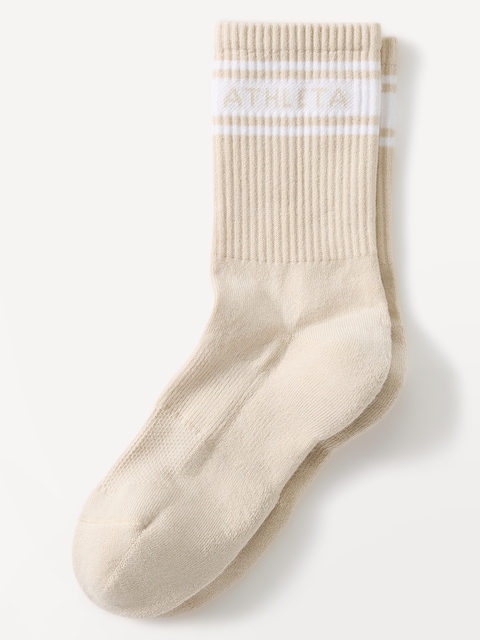 Athleta Everyday Crew Sock - Beige