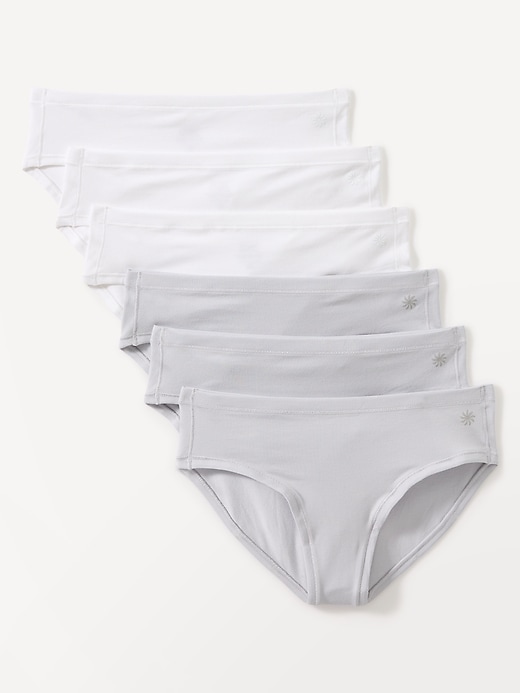 View large product image 1 of 2. Athleta Girl Right Moves Cotton Bikini Underwear 6-Pack