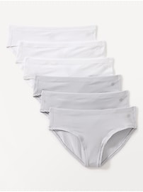 Image number 1 showing, Athleta Girl Right Moves Cotton Bikini Underwear 6-Pack