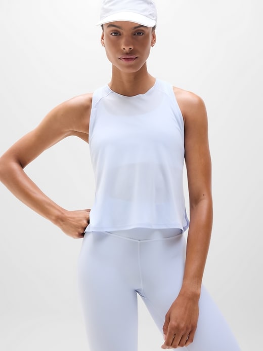 Image number 1 showing, Grid Knit Tank